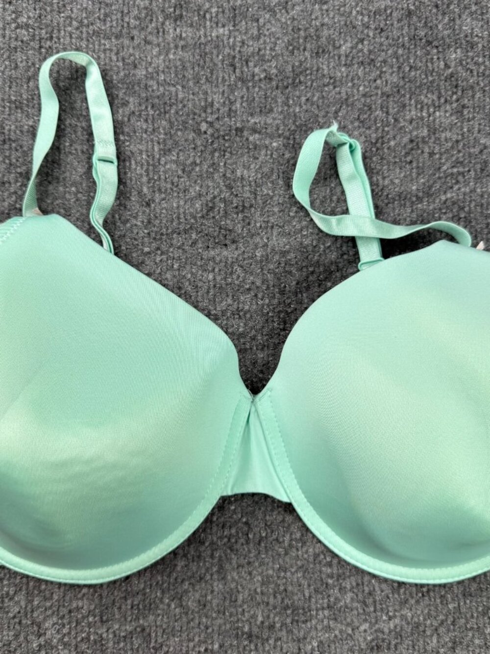 Joe Boxer Mint Green Underwire Bra Size 40dd Needs Cleaning Stain View 6